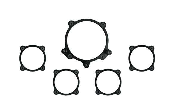 Moal Bomber 5-gauge Trim Bezel Set BZMA5GS